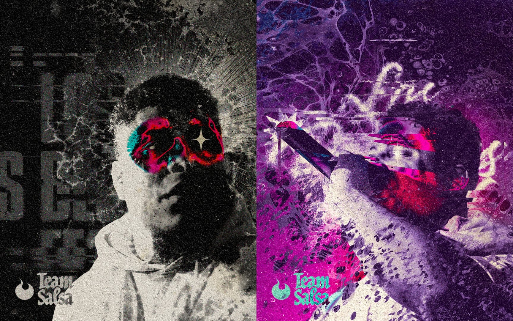 Photo manipulation and creative design for Eddy I (Team Salsa), battle rapper and musician.